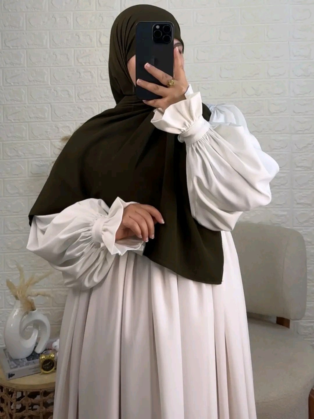 فستان بالون مكشكش