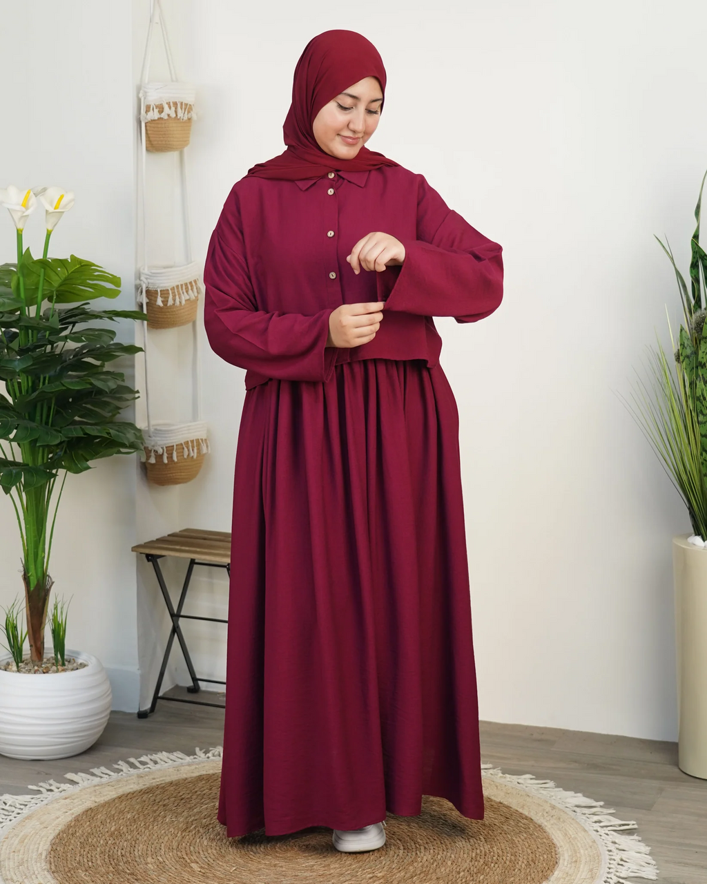 طقم فستان محتشم
